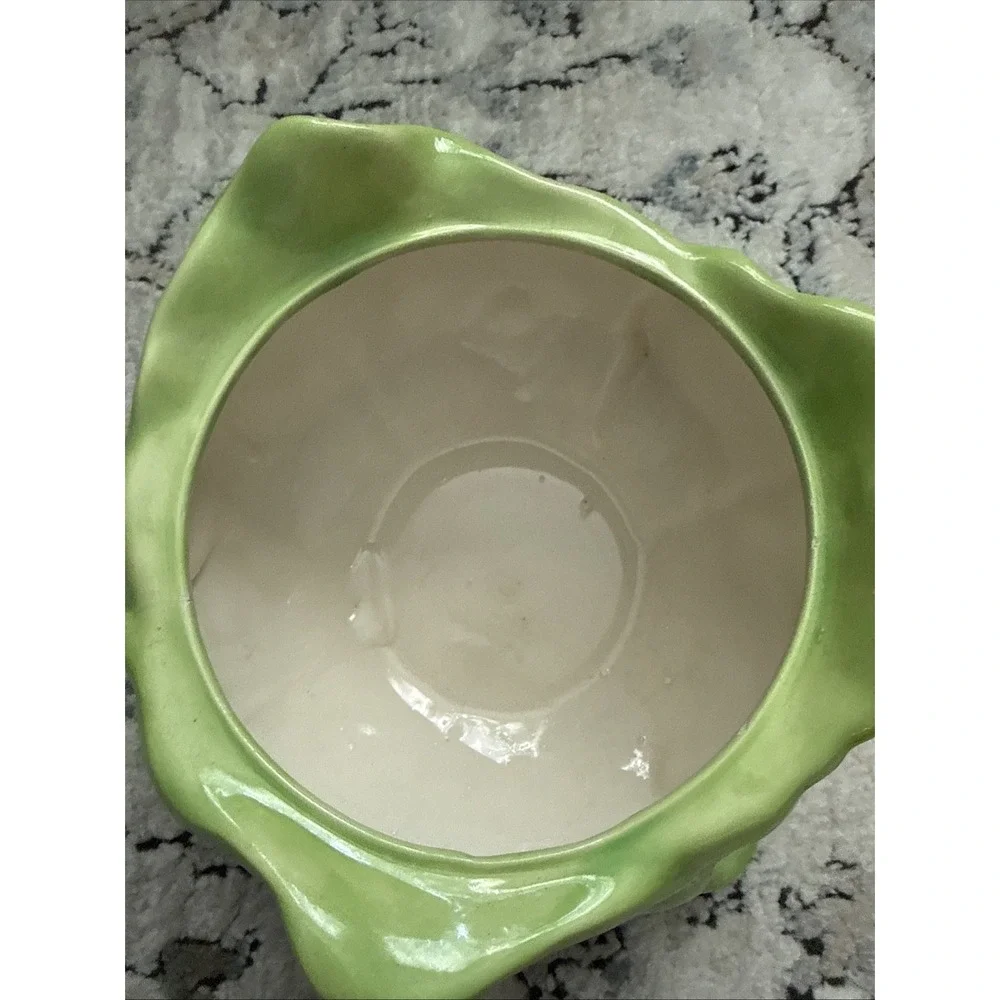 Vintage Holland Mold Cabbage Bowl With Underplate Saucer